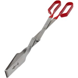 17 Inch BBQ Grilling Tongs (Red)