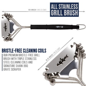 Spring Coil Grill Brush