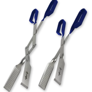 17 & 13 Inch Grilling Tong Set (Blue)